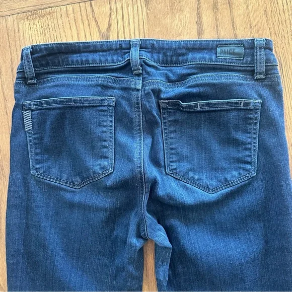 Paige Skyline Skinny Jeans Medium Dark Wash Blue Denim Size 29 Casual - Picture 10 of 12